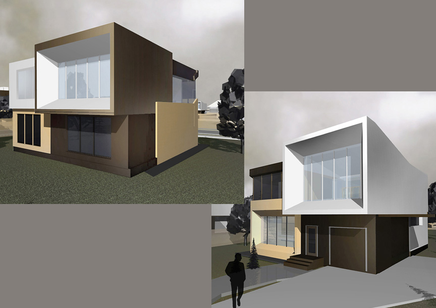 Типовой двухэтажный дом - модель "Модерн"